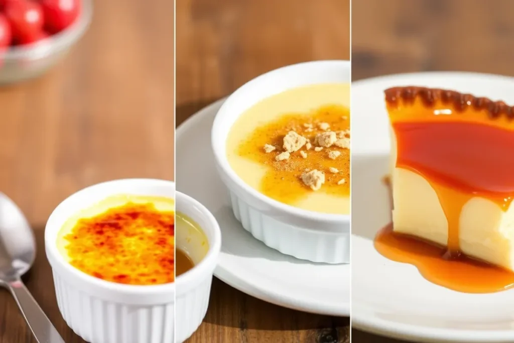 Varieties of Custard Desserts