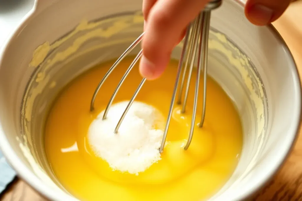 Whisking Egg Yolks for Crème Brûlée