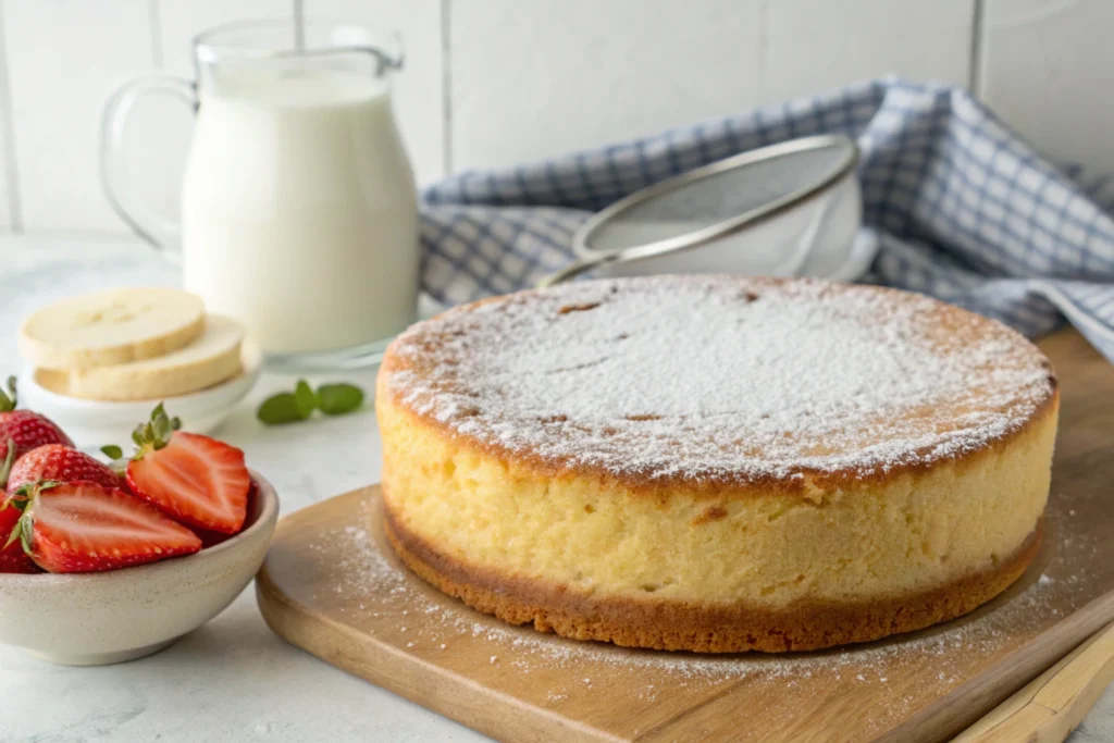 Kefir is a natural alternative for yogurt when baking cakes.