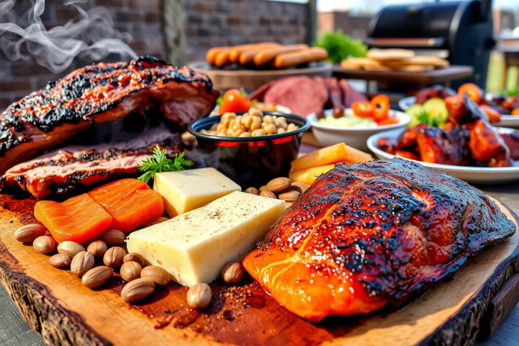 Variety of Common Smoked Foods