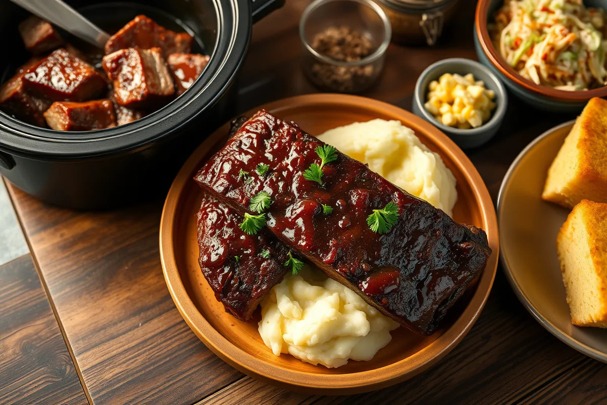 Naturally delicious beef back ribs ready to serve