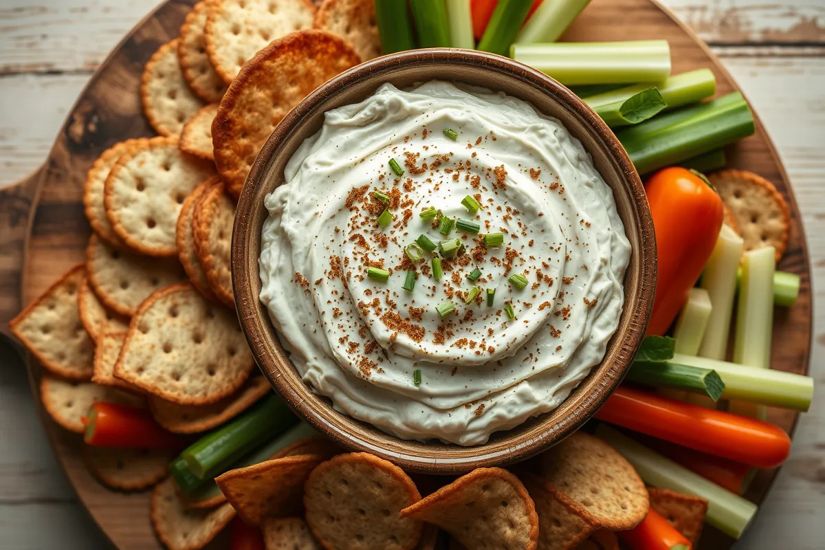 Creamy and delicious homemade bagel dip.