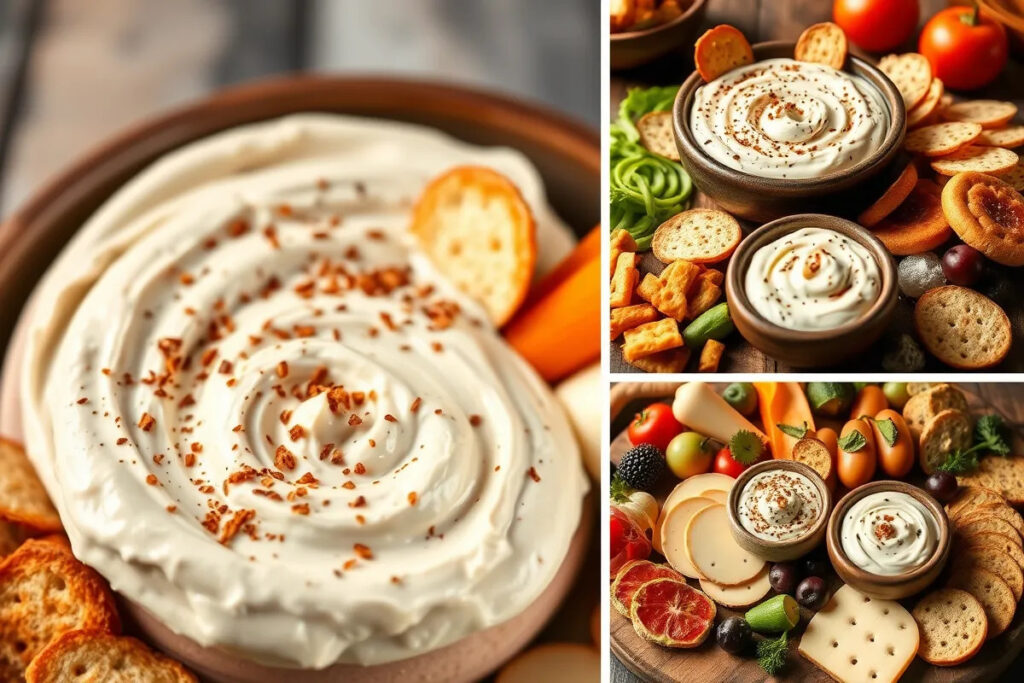 Close-up of Esti Everything Bagel Dip.